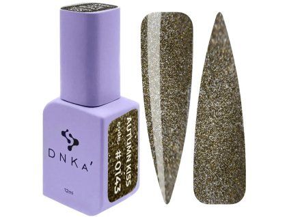 Farebný gél lak "DNKa" Autumn Kiss 143, 12 ml