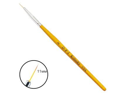 Nail Art Brush by OPI yellow thin - 02