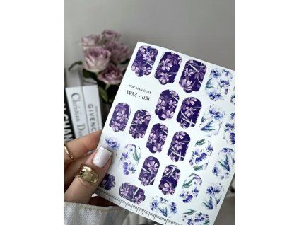 Vodní samolepky Slidiz for manicure Wraps - 51