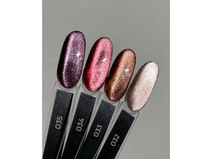 Dark gel polish Cat Eye 35, 10 ml
