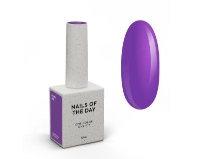 NAILSOFTHEDAY Gél polish Plum-198, 10 ml