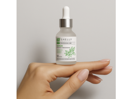 Serum for nails strengthening with jojoba olej and vitamins A E Shelly 10 ml