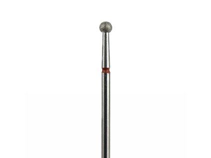 Diamantová fréza STELLA'S na kůžičku - kulička červená 3.5 mm