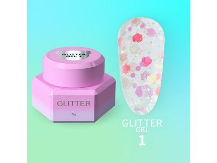 YOUARECUTE Glitter Gel nr1 5ml