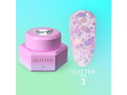 YOUARECUTE Glitter Gel nr3 5ml