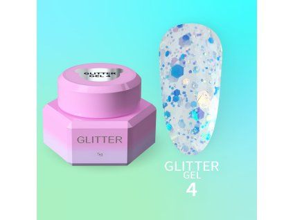 YOUARECUTE Glitter Gel nr4 5ml