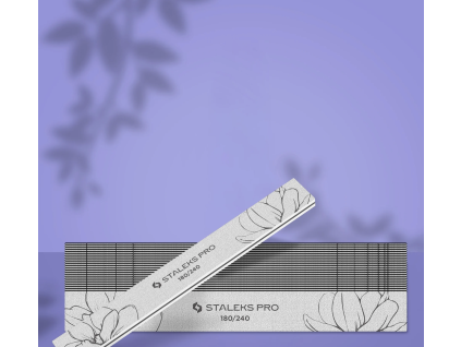 STALEKS EXPERT 20 Mineralní pilník na nechty rovný, 180/240 grit (25 ks)