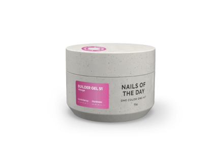 NAILSOFTHEDAY Builder gél 51 vitrage, 15 ml