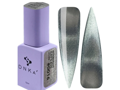 Farebný gél lak "DNKa" Bohemian Cat Eye 16, 12 ml