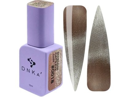 Color Gel Polish "DNKa" Bohemian Cat Eye 18, 12 ml