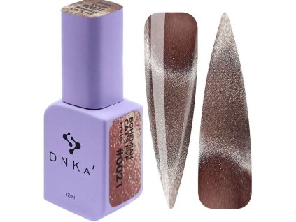 Color Gel Polish "DNKa" Bohemian Cat Eye 21, 12 ml