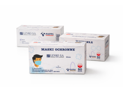 Jednorázové chirurgické ochranné roušky – 50 ks