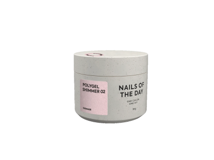 NAILSOFTHEDAY Polygel shimmer 02, 30 g
