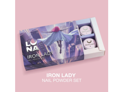 Lunamoon Iron Lady Nail Powder Set 6pcs