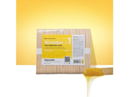 Wooden wax applicator stick EXPERT 150×17 mm (100 pcs)