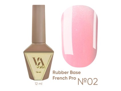 RUBBER BASE FRENCH PRO "VALERI", 12 ml №02