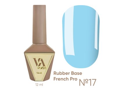 RUBBER BASE FRENCH PRO "VALERI", 12 ml №17