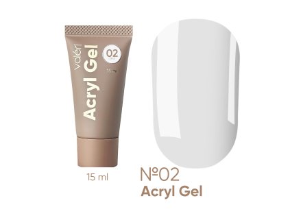 ACRYL GEL "VALERI", 15 ml №02