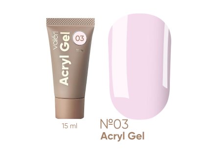 ACRYL GEL "VALERI", 15 ml №03