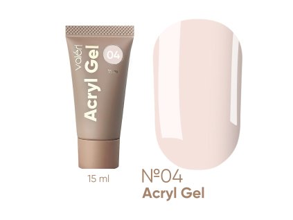 ACRYL GEL "VALERI", 15 ml №04