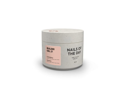 NAILSOFTHEDAY Builder gel 21, 30 ml