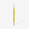 Manicure pusher Gummy with silicone handle UNIQ 11 TYPE 2 (beveled and loop pusher)