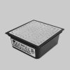 Vestavěná odsávačka prachu Ülka Premium s HEPA filtrem black
