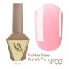 RUBBER BASE FRENCH PRO "VALERI", 12 ml №02