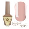 RUBBER BASE FRENCH PRO "VALERI", 12 ml №06