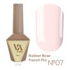 RUBBER BASE FRENCH PRO "VALERI", 12 ml №07