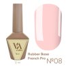 RUBBER BASE FRENCH PRO "VALERI", 12 ml №08