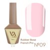 RUBBER BASE FRENCH PRO "VALERI", 12 ml №09