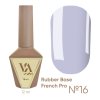 RUBBER BASE FRENCH PRO "VALERI", 12 ml №16