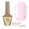 RUBBER BASE FRENCH PRO "VALERI", 12 ml №19