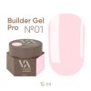 BUILDER GEL PRO "VALERI", 15 ml №01