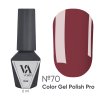 COLOR GEL POLISH PRO "VALERI", 6 ml №70