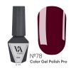 COLOR GEL POLISH PRO "VALERI", 6 ml №78